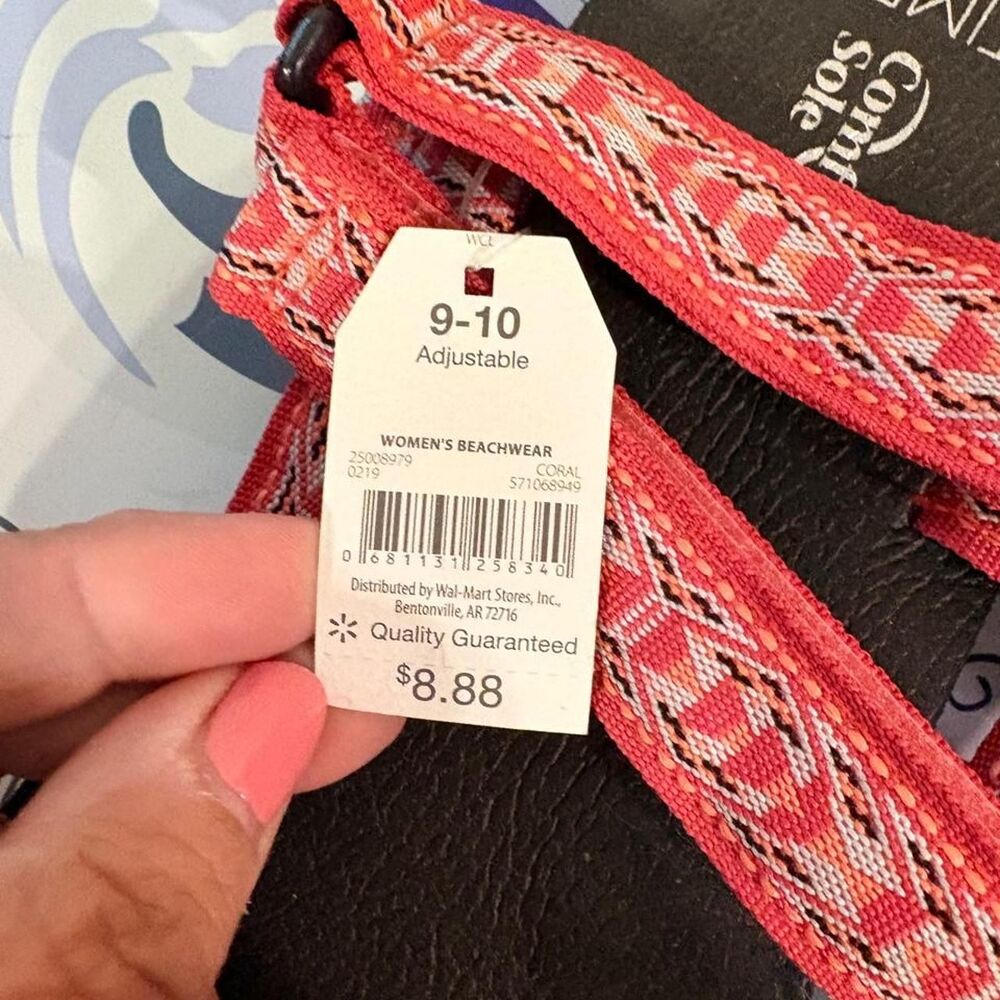 Time-and-tru Women's multi Sandals